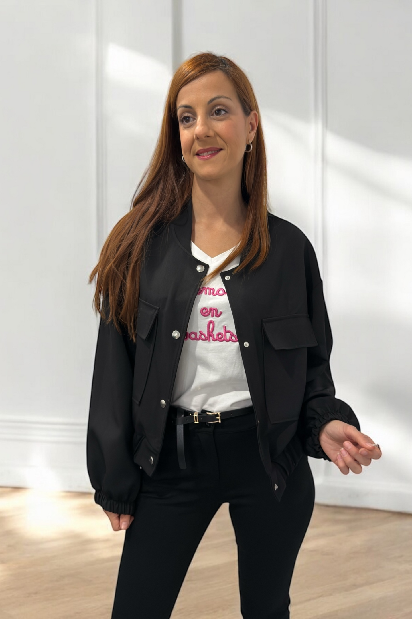 Bomber California Azul petróleo