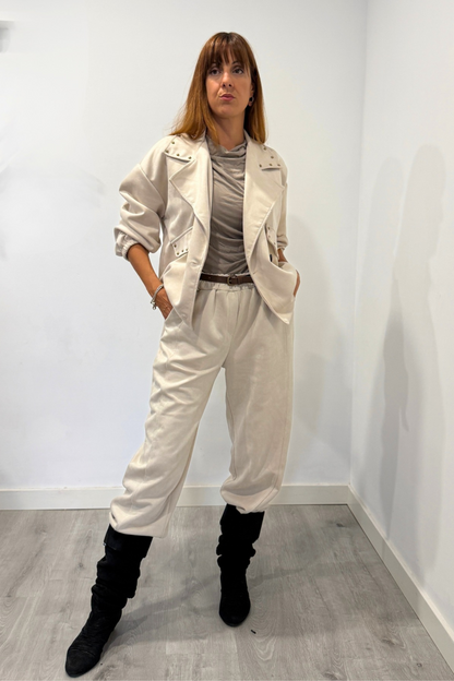 Pantalón Duna con cinturón