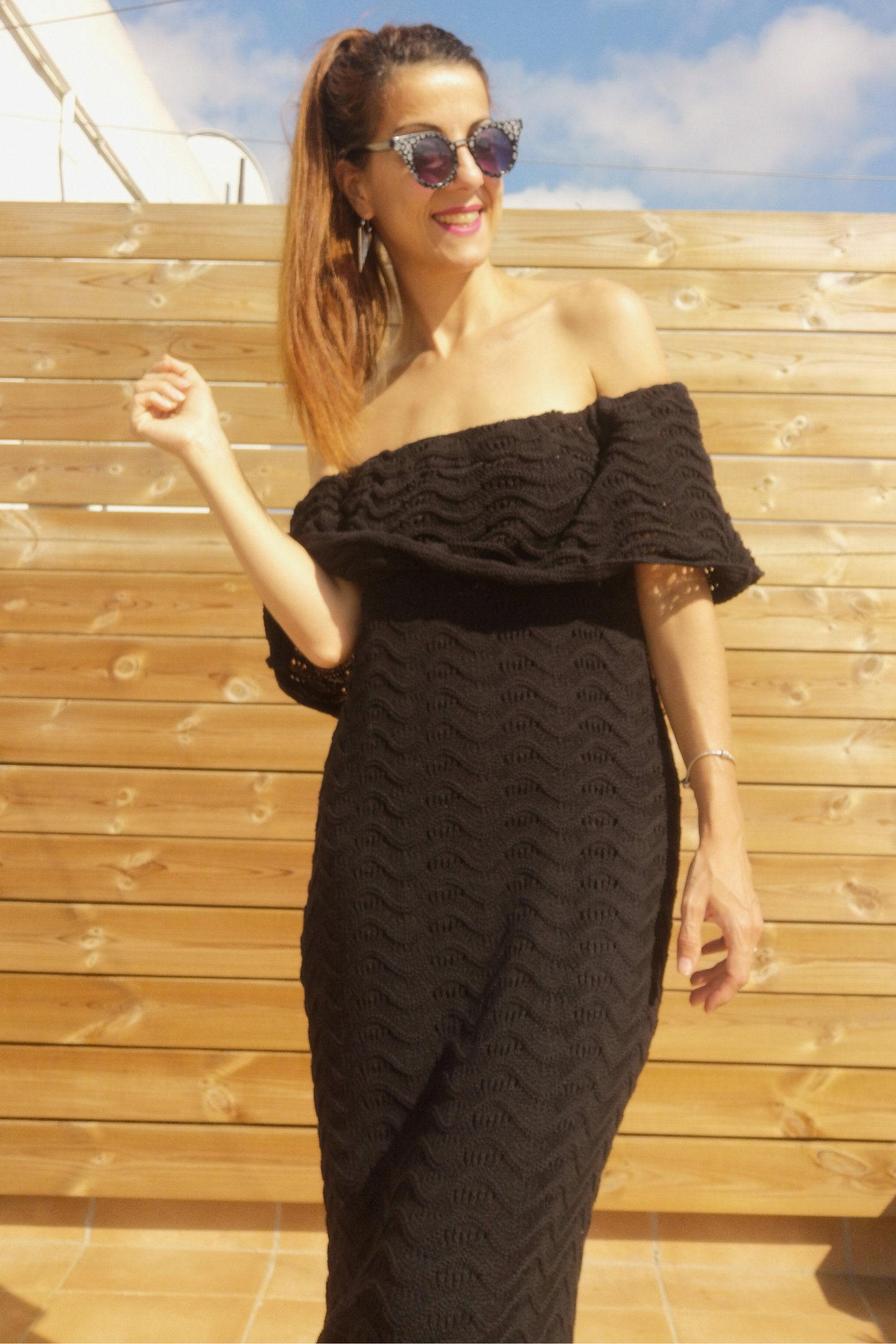 Vestido Crochet blanco